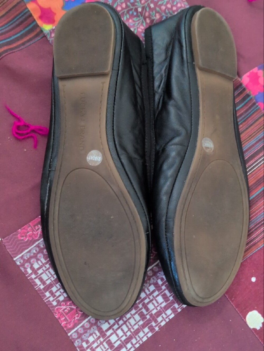Lucky Brand Black Mary Jane-Style Ballet Flats - Picture 5 of 10